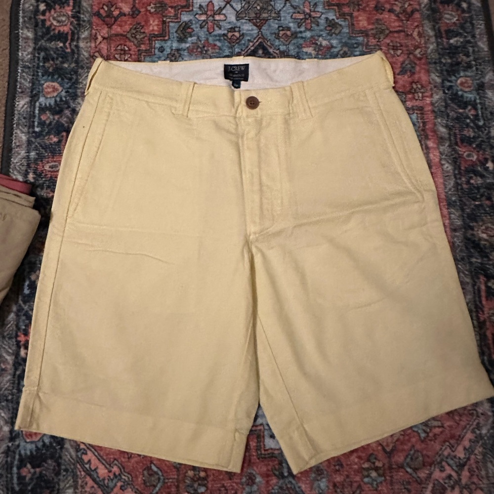 Light yellow shorts j crew